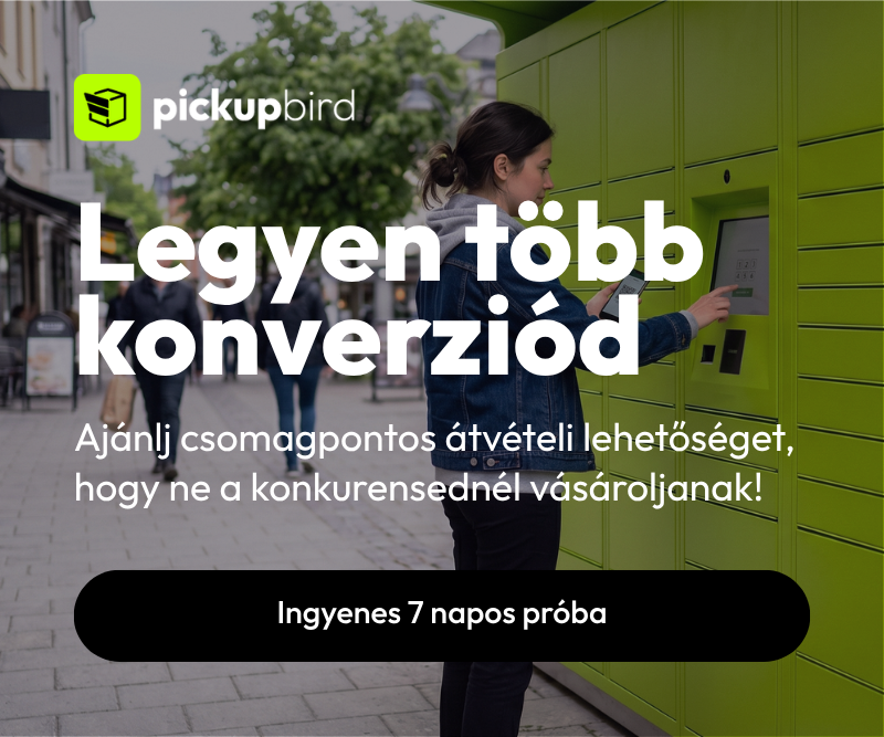 PickupBird — csomagpont és automata a Shopify webshopodban